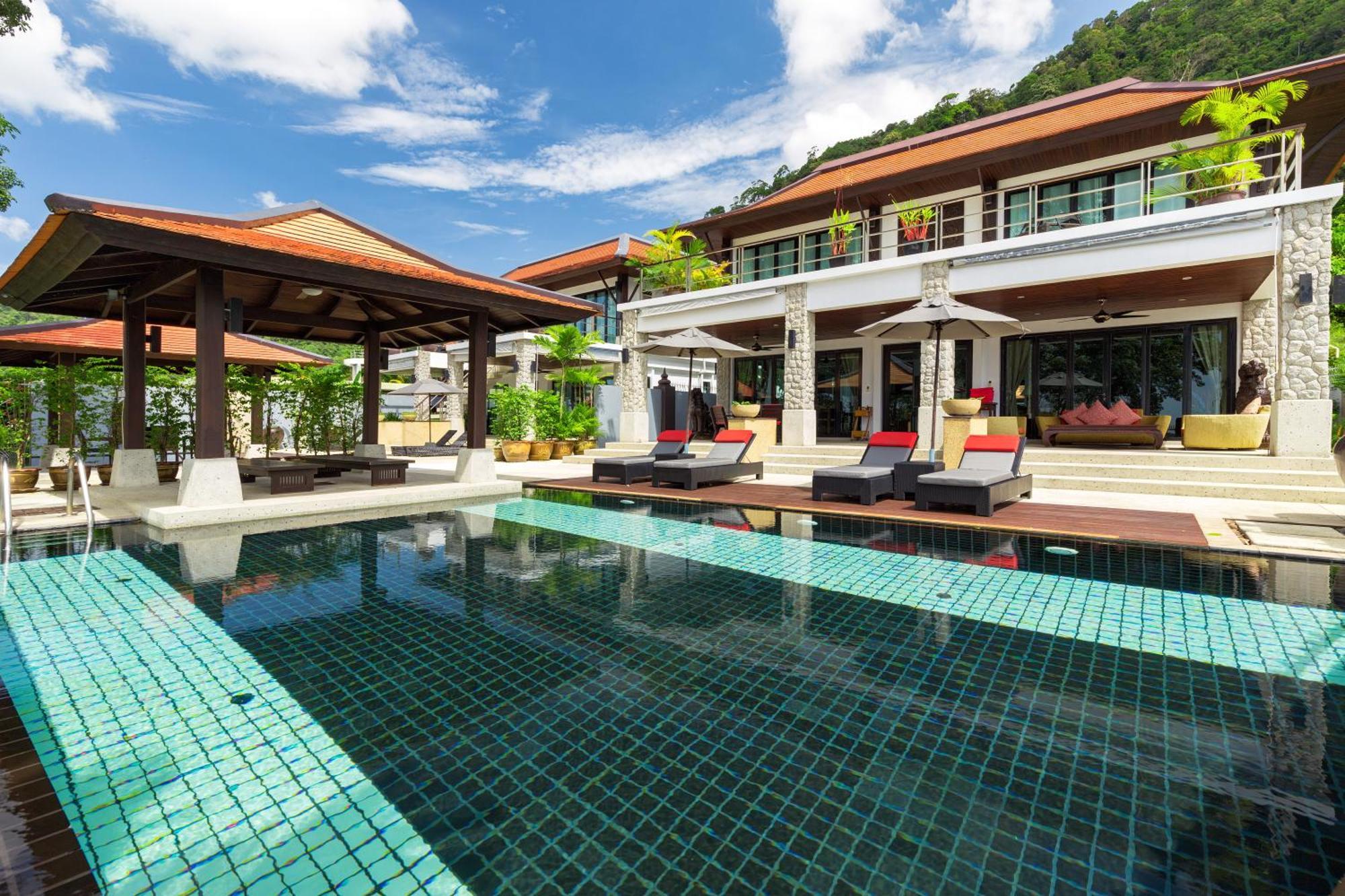 Villa Grand Ocean Views 6br Kalim 6, Near
